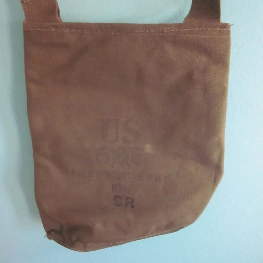 Repurposed Military Bag Crossbody Style Canvas Forest Green Purse
